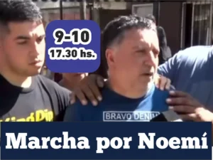 marcha por Noemí
