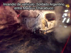 auto incendiado